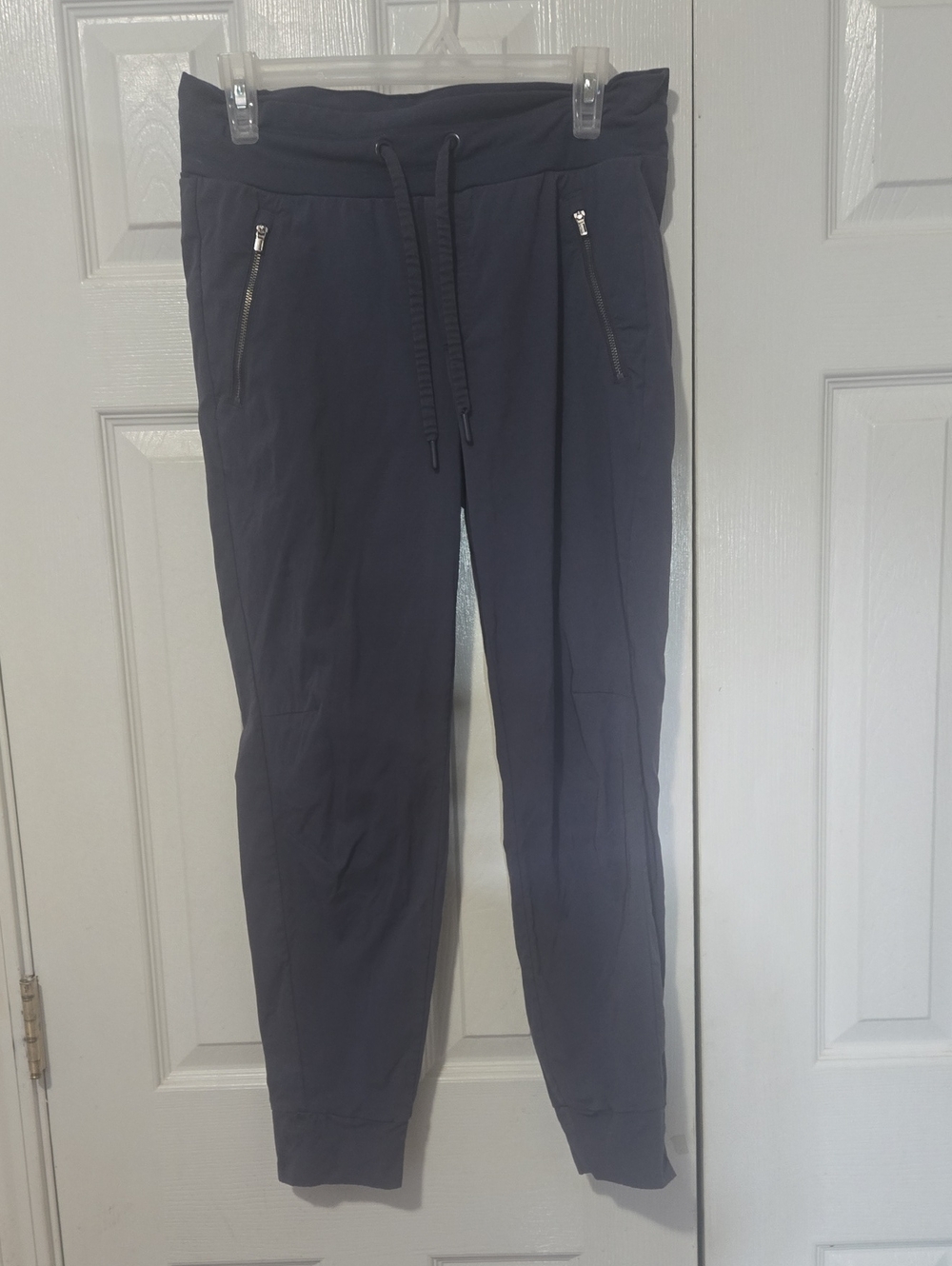 Athleta Trekkie North Blue Zip-Pocket Joggers 6